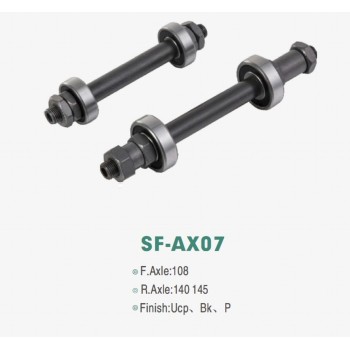 Front hub axle for QR SF-AX07F , 3/8*108mm