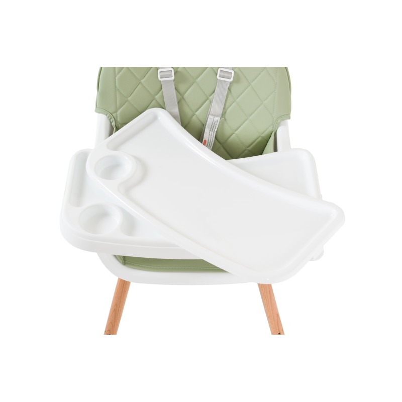 Wooden high chair Gelato 2 in 1 mint