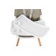 Wooden high chair Gelato 2 in 1 grey Wooden high chair Gelato 2 in 1 grey
