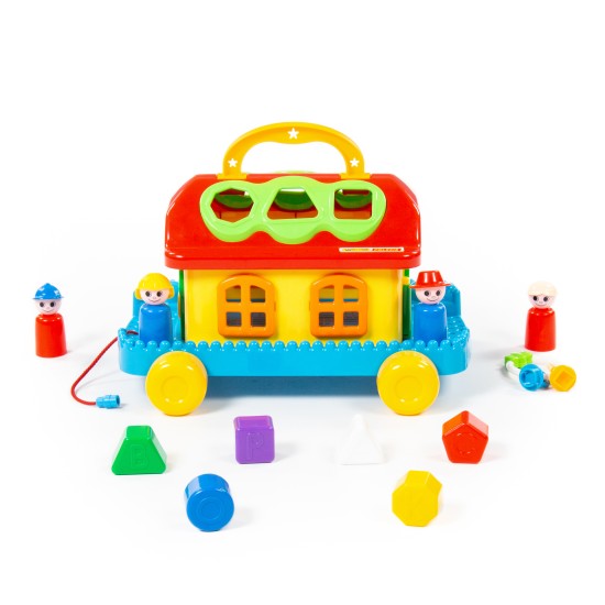 Polesie 48769 Fairy House wheeled shape sorter