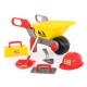 Polesie 50229 Building wheelbarrow filled construct, 5 pieces