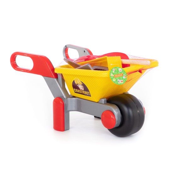 Polesie 50229 Building wheelbarrow filled construct, 5 pieces