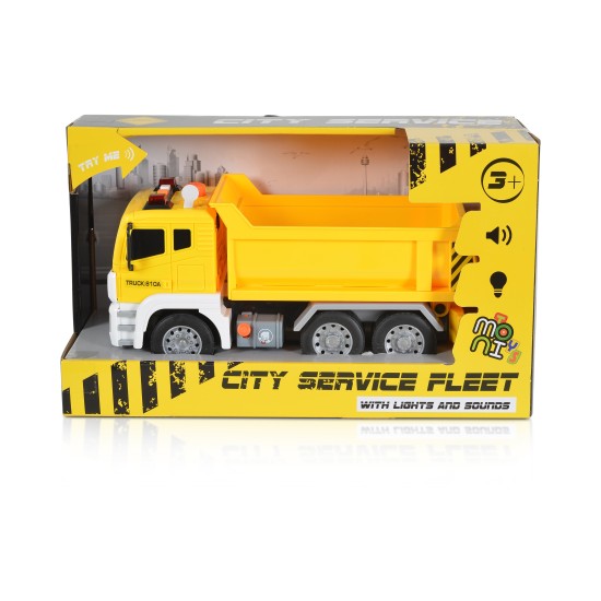 1:12 Dump truck yellow WY810A 1:12 Dump truck yellow WY810A