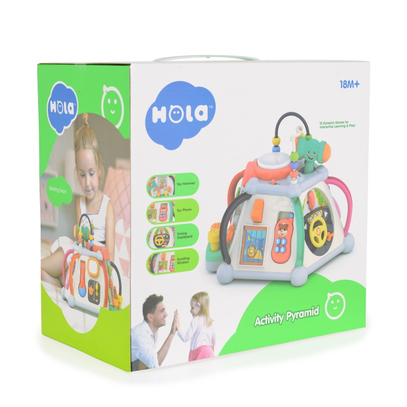 Hola Activity Pyramid with Music/Light/Games 806