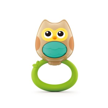 Hola Animal Orchestra Rattle - Owl Maraca E318B-4