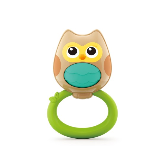 Hola Animal Orchestra Rattle - Owl Maraca E318B-4 Hola Animal Orchestra Rattle - Owl Maraca E318B-4
