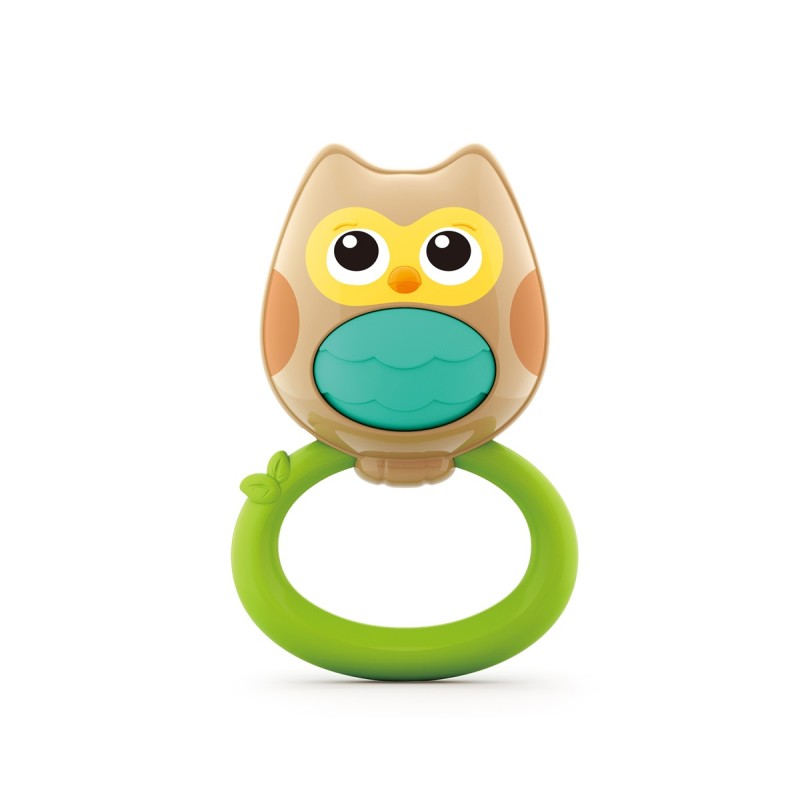 Hola Animal Orchestra Rattle - Owl Maraca E318B-4