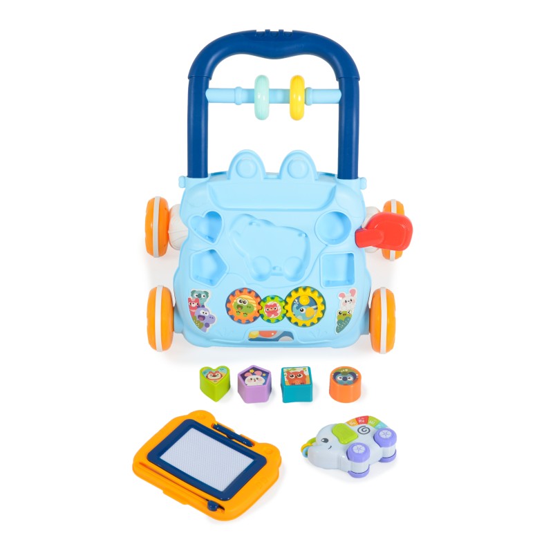 Push walker Blue elephant HE0810