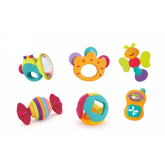 Hola Rocking Rattles (6 models assorted/6 pcs in box) 939A Hola Rocking Rattles (6 models assorted/6 pcs in box) 939A