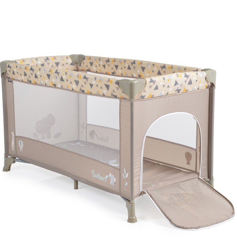 Folding cot Safari beige