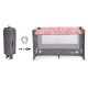 Folding cot Safari pink