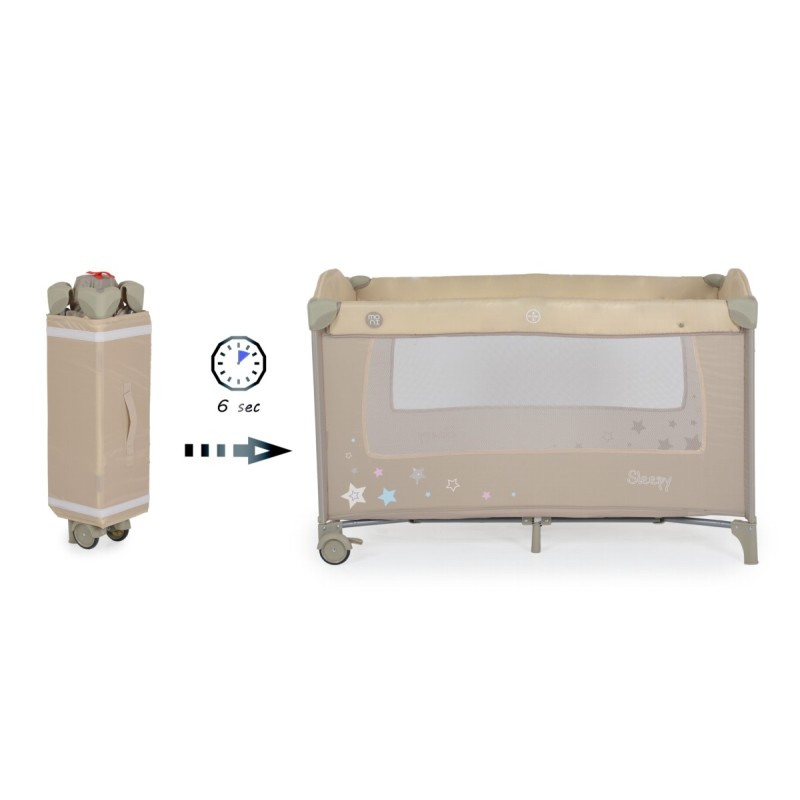 Παρκοκρέβατο - Moni -  Sleepy beige