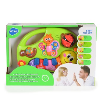 Hola Smiley Face Fun Keyboard with Music/Light 927