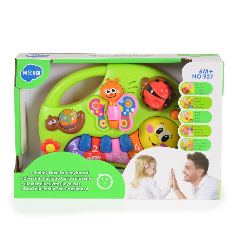 Hola Smiley Face Fun Keyboard with Music/Light 927