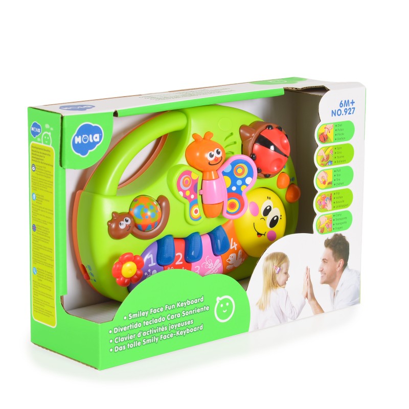 Hola Smiley Face Fun Keyboard with Music/Light 927
