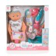 12“ Doll with stetoscope with sound Hippo 6818
