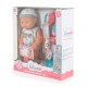 12“ Doll with stetoscope with sound Hippo 6818