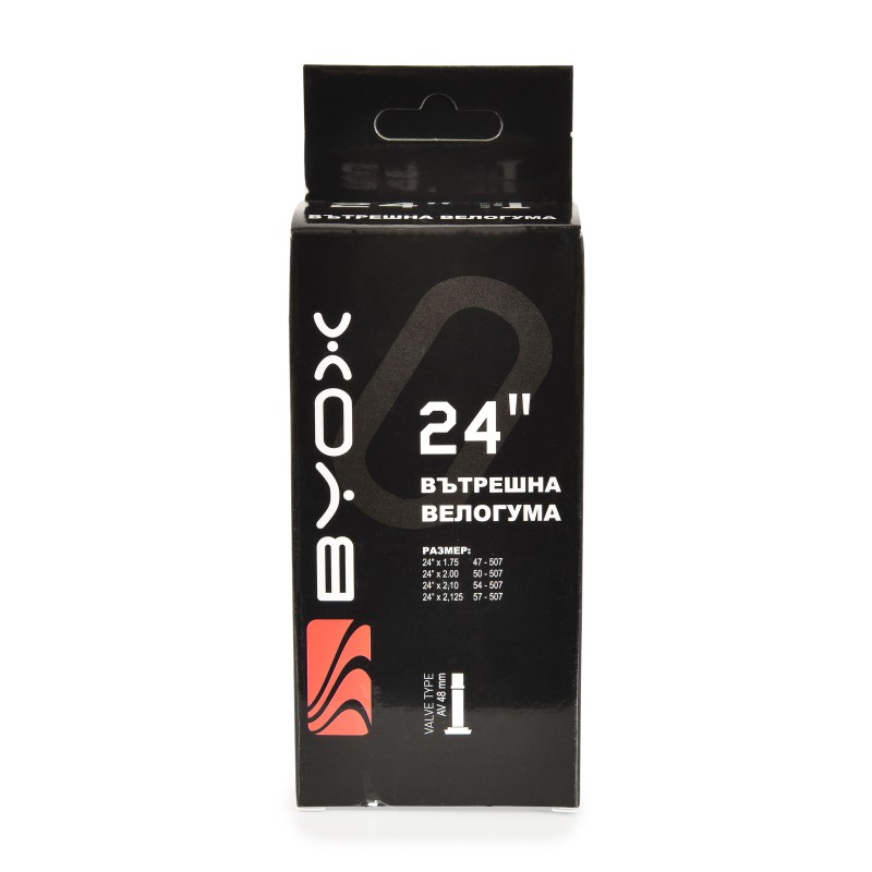 BYOX butyl tube 24“ х 1.75/2.125 48мм
