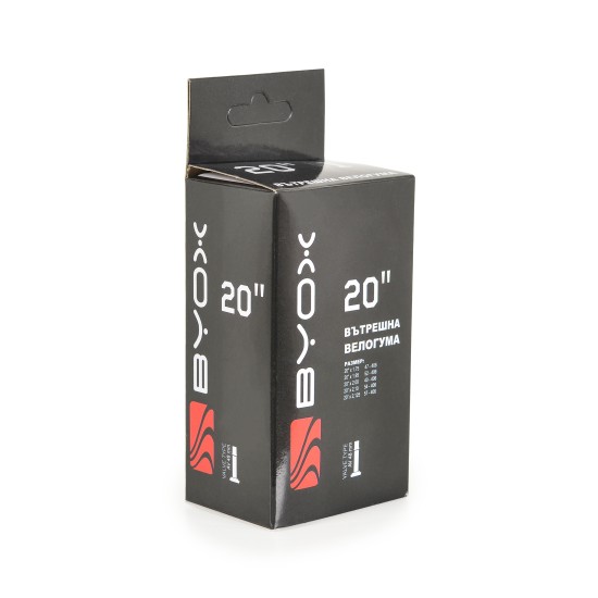 BYOX butyl tube 20“ х 1.75/2.125 48мм BYOX butyl tube 20“ х 1.75/2.125 48мм