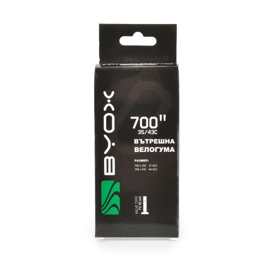 BYOX butyl tube 700 х 35/43c BYOX butyl tube 700 х 35/43c