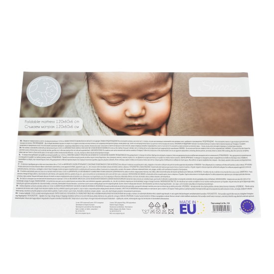 Foldable mattress Snooze 120/60/6