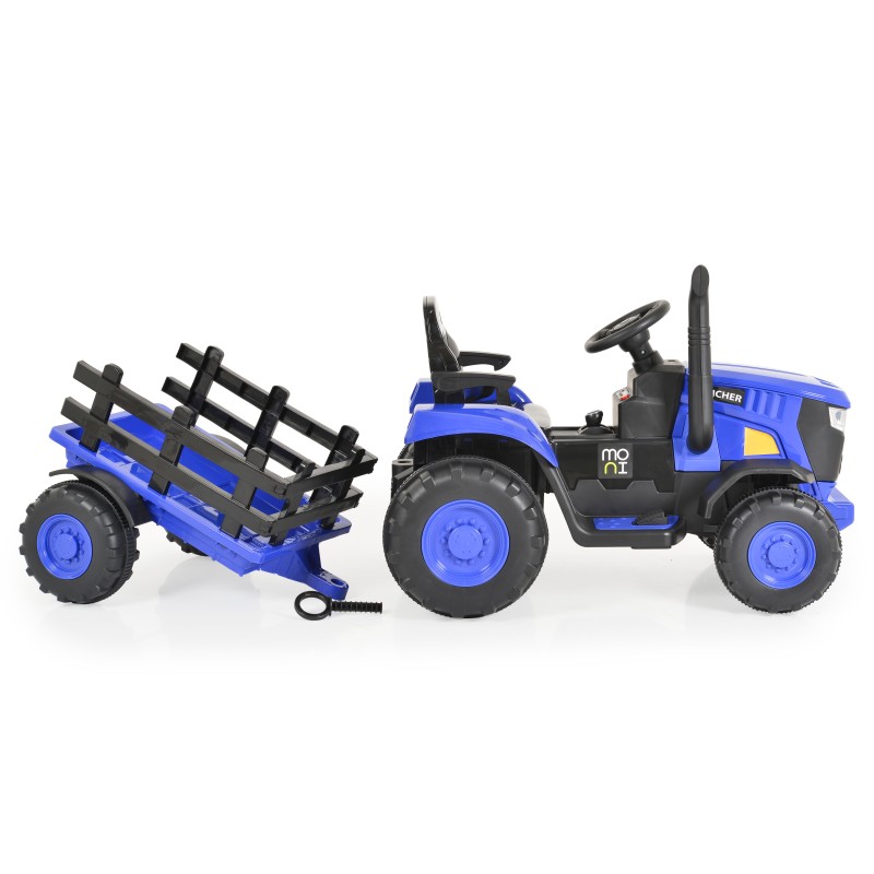 Tractor with trailer Rancher blue