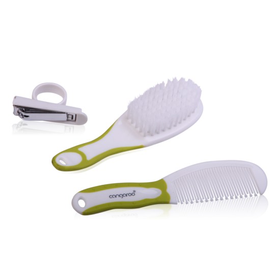 Set of brush, comb and nail clipper B1879 Set of brush, comb and nail clipper B1879