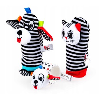 Bali Bazoo 82249 Sock set with hand rattle