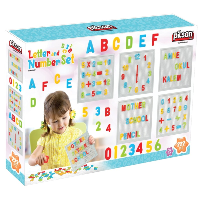 Pilsan 03297 Letter and number set
