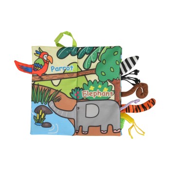 Soft book with tails Jungle  J8232