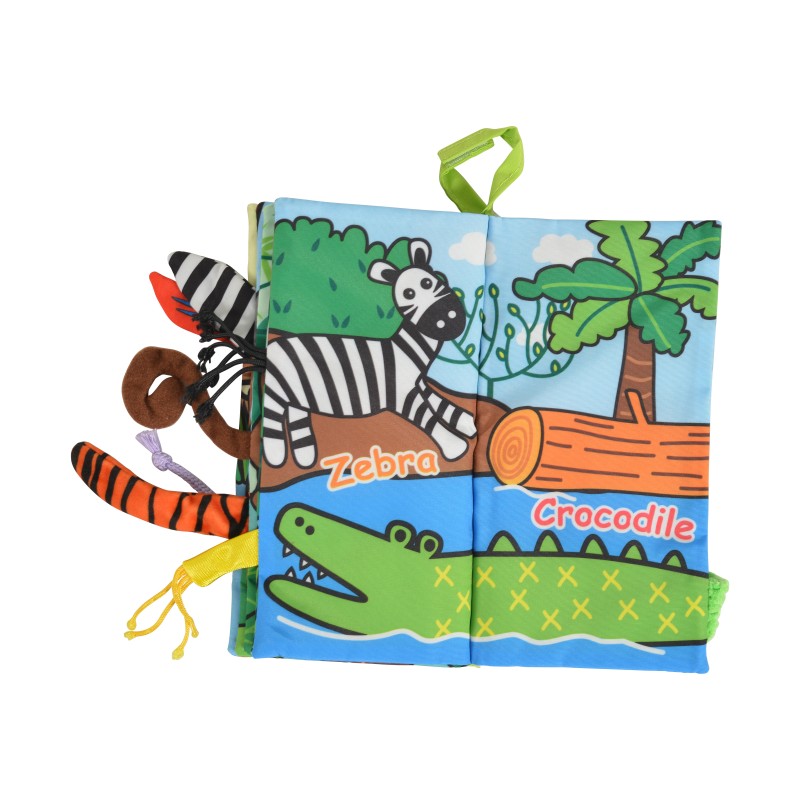 Soft book with tails Jungle  J8232