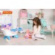 Polesie 47243 Doll`s bath set with baby doll Polesie 47243 Doll`s bath set with baby doll