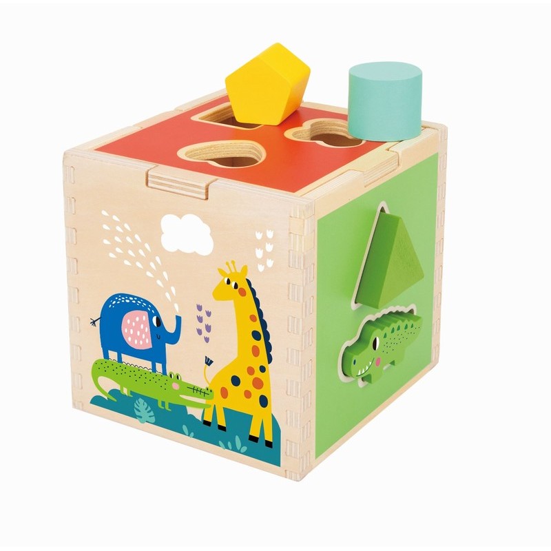 Tooky Toy Animal Shape Sorter TH442