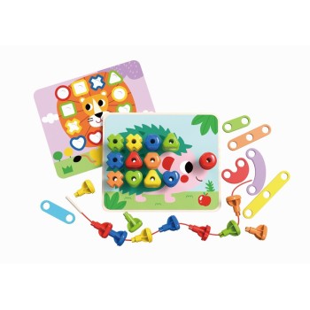 Tooky Toy Rainbow Stacking Peg TH089
