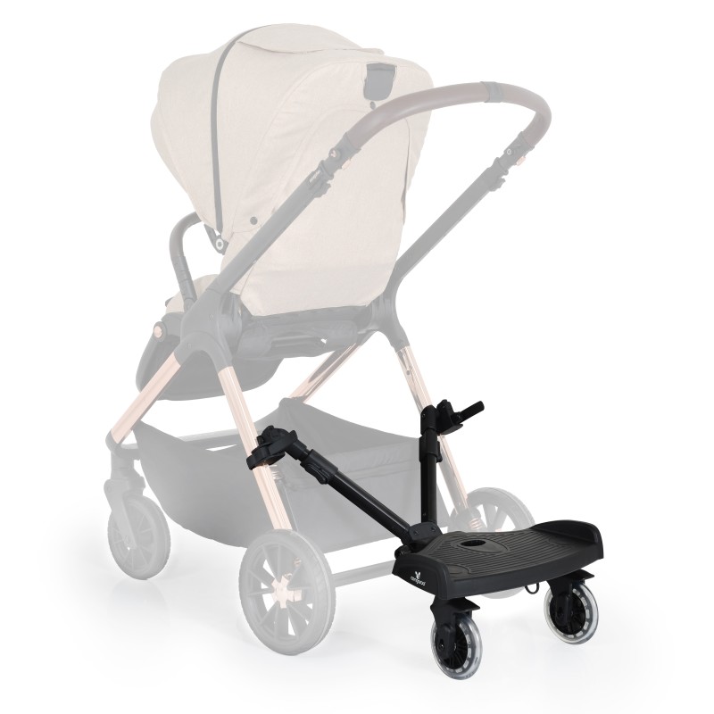 Pushchair board with seat