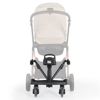 Pushchair board with seat