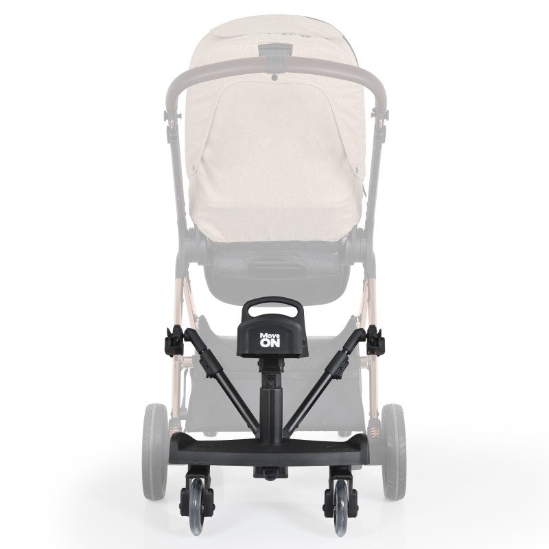 Pushchair board with seat