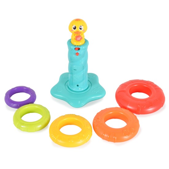 Hola Little rainbow Duck stacking toy 2101 Hola Little rainbow Duck stacking toy 2101