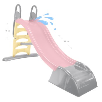 Mochtoys 12800 pink Pastel slide 180 cm