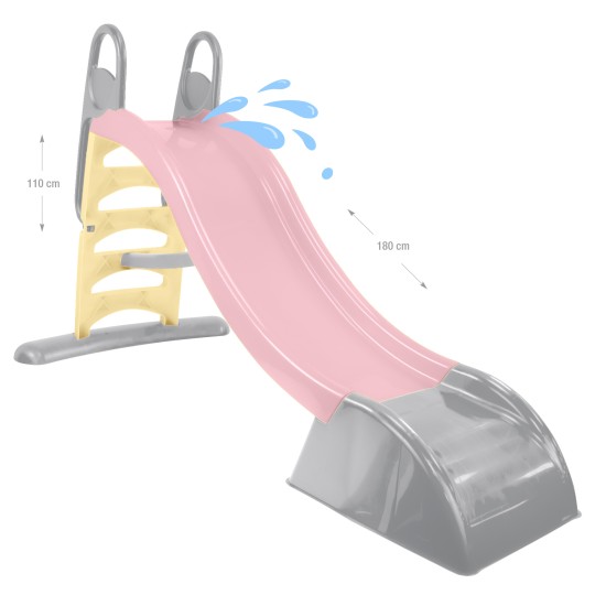 Mochtoys 12800 pink Pastel slide 180 cm Mochtoys 12800 pink Pastel slide 180 cm