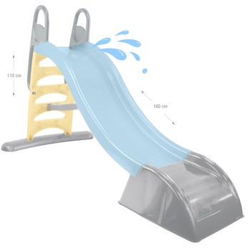 Mochtoys 12799 blue Pastel slide 180 cm