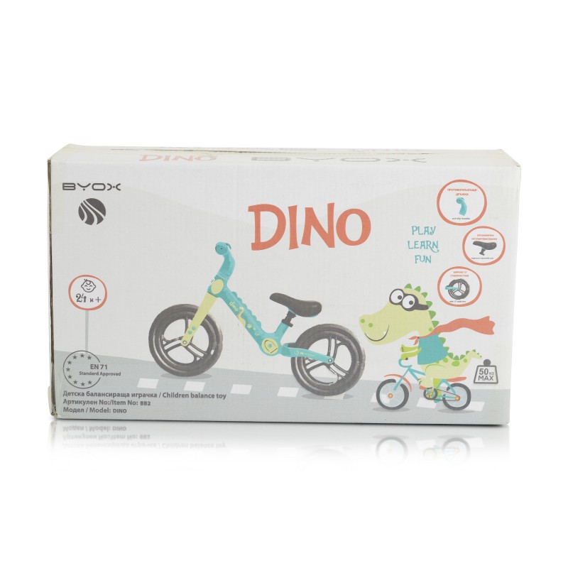 Balanced bicycle Dino blue