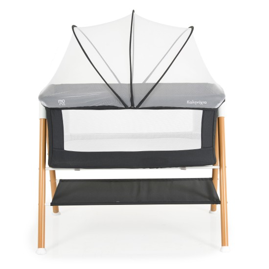 Baby crib Kalinihta Premium black Baby crib Kalinihta Premium black