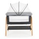 Baby crib Kalinihta Premium black Baby crib Kalinihta Premium black