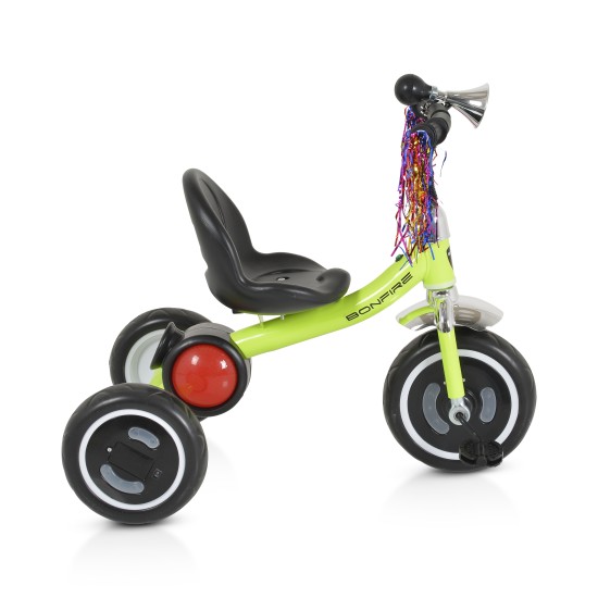 Tricycle Bonfire with wheels with lights green