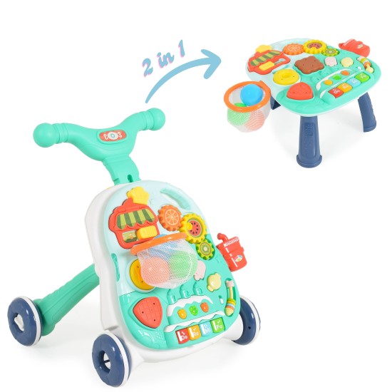 Walker 2in1 with basket blue HE0814 Walker 2in1 with basket blue HE0814