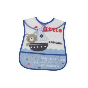 Baby Bib Happy Meal blue 1004