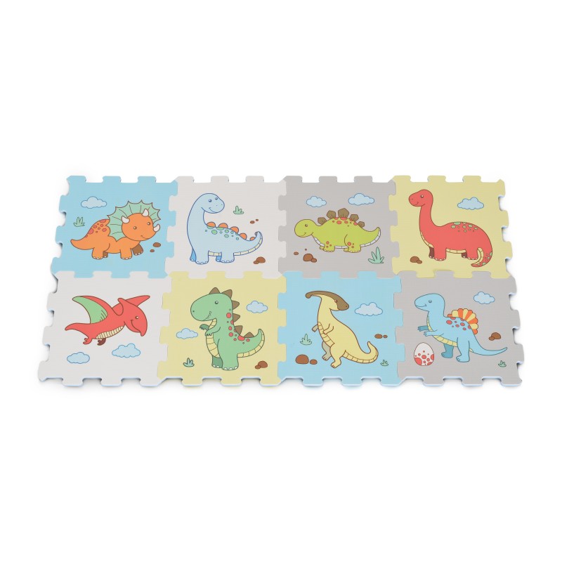 8pcs HTF Puzzle Mat - Dinosaur - 3401