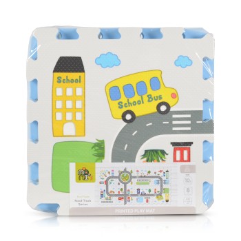 8pcs HTF Puzzle Mat - Road Track - 3406