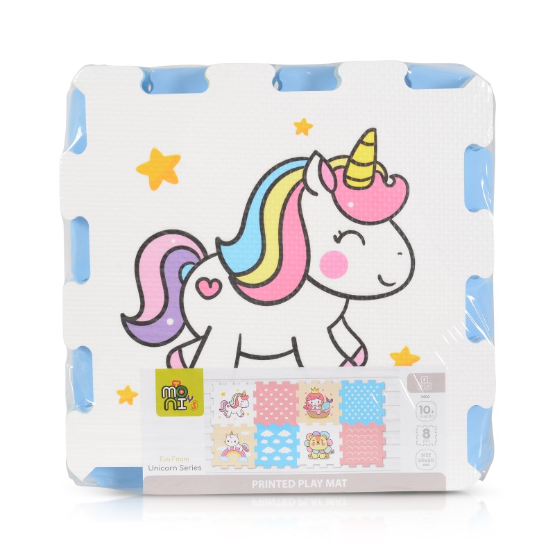 8pcs HTF Puzzle Mat - Unicorn - 3404
